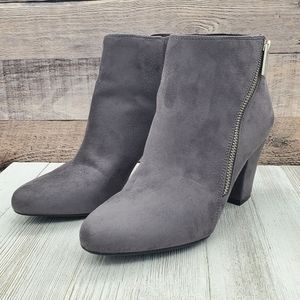 Steel Suede Stretch Boots